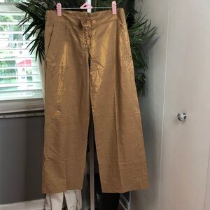 Emporio Armani Gold Textured Fabric